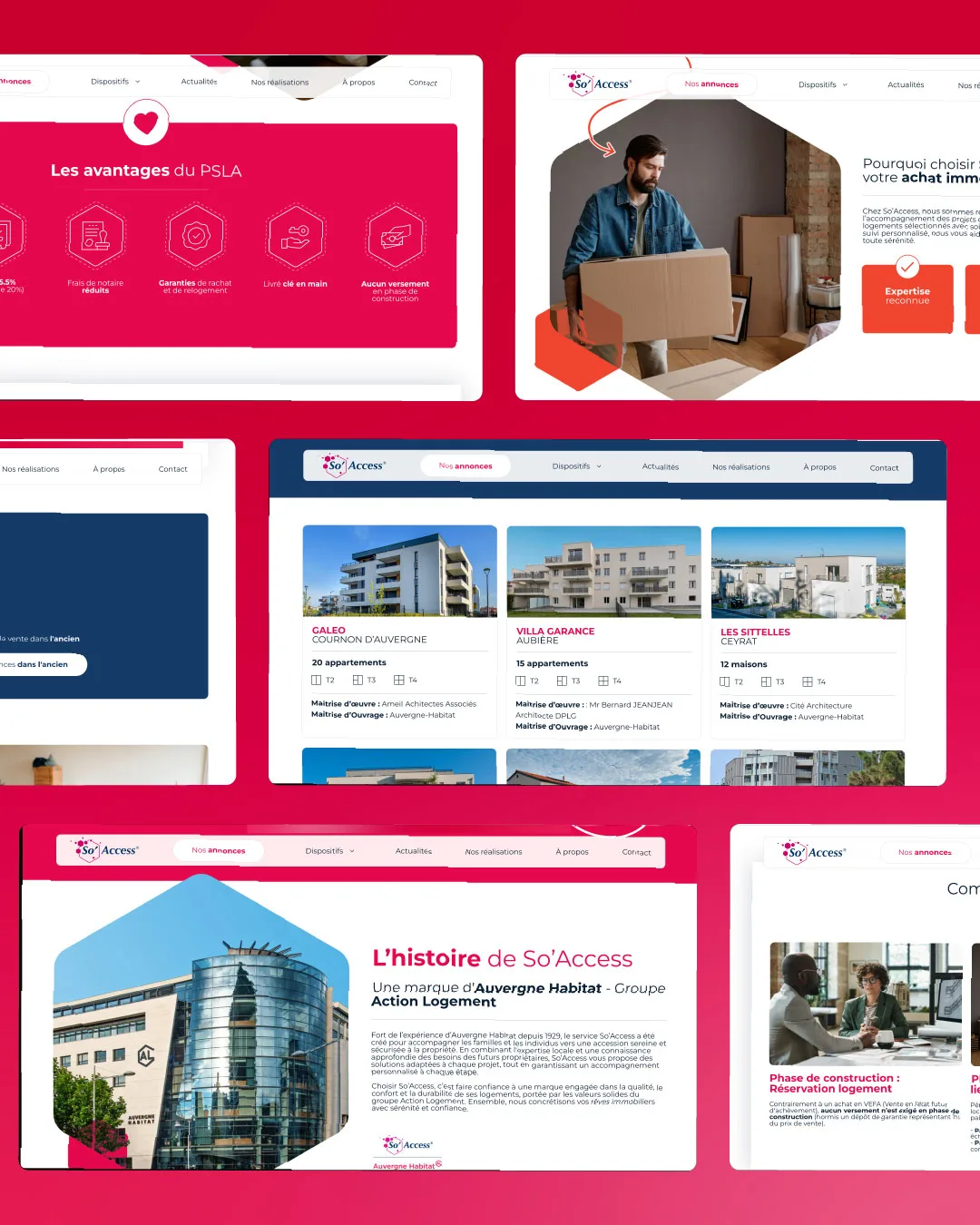 So'Access Website preview 3