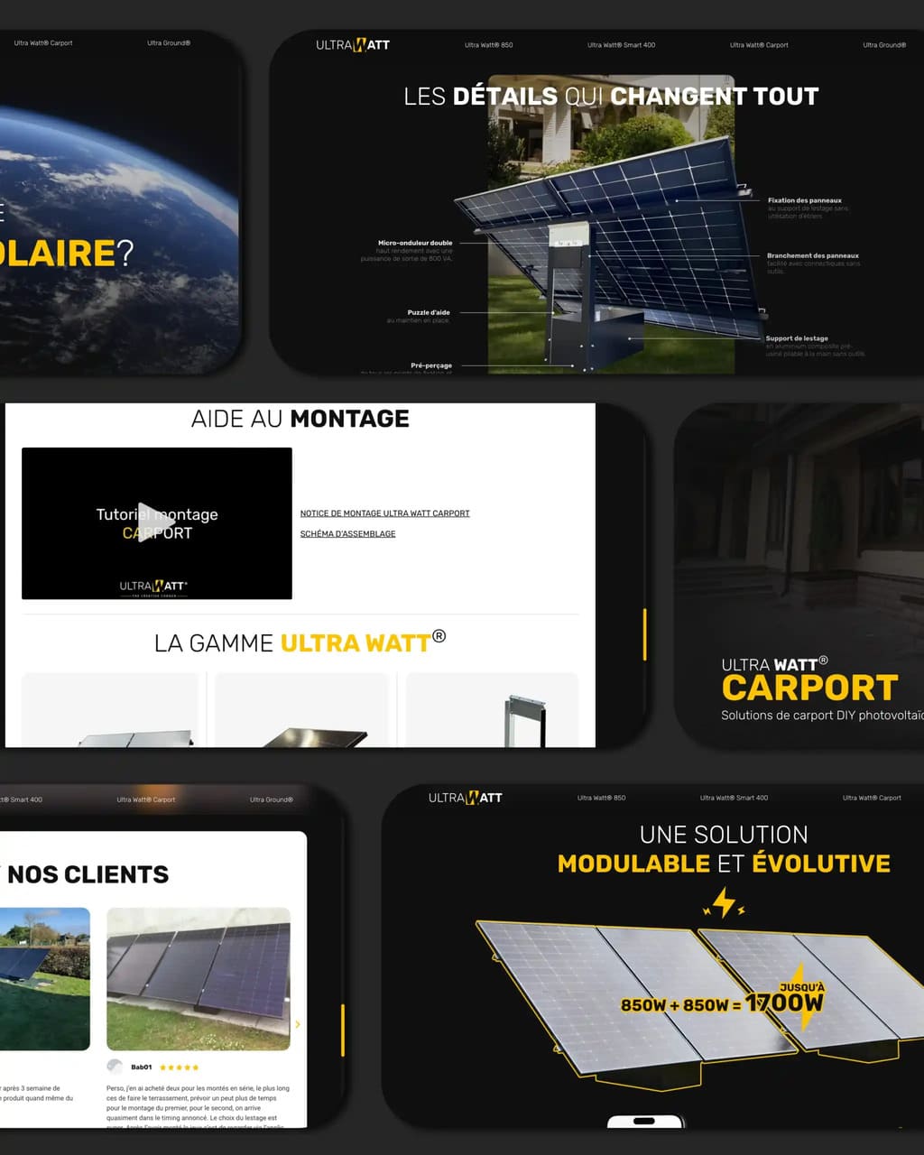 Ultrawatt Website preview 4
